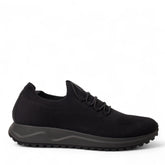 Italian Men Black Cloth Shoes #5001